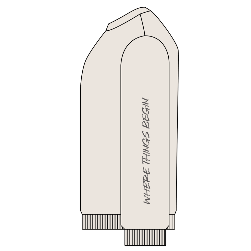 Snow Washed Oversized Sweatshirt