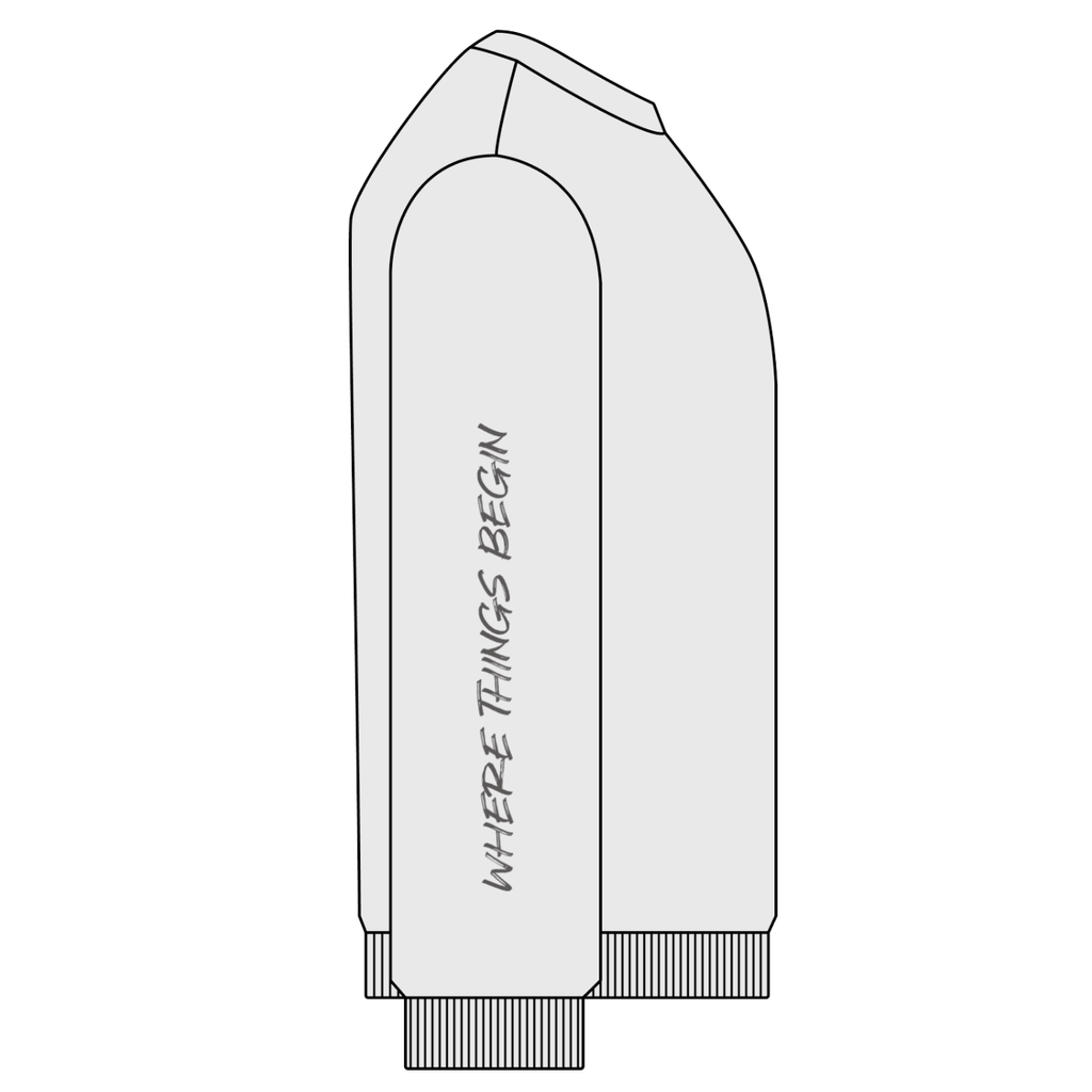 Snow Washed Oversized Sweatshirt