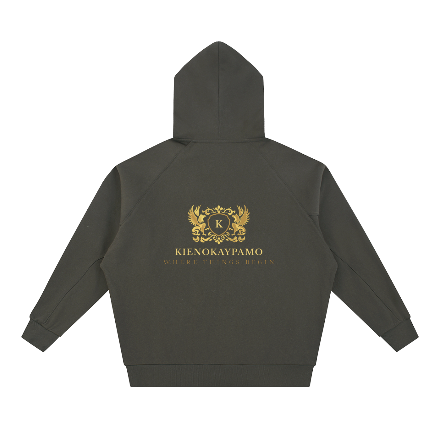 Dolman Sleeve Zip-Through Fleece  Hoodie