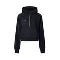 Cropped Half-Zip Hoodie