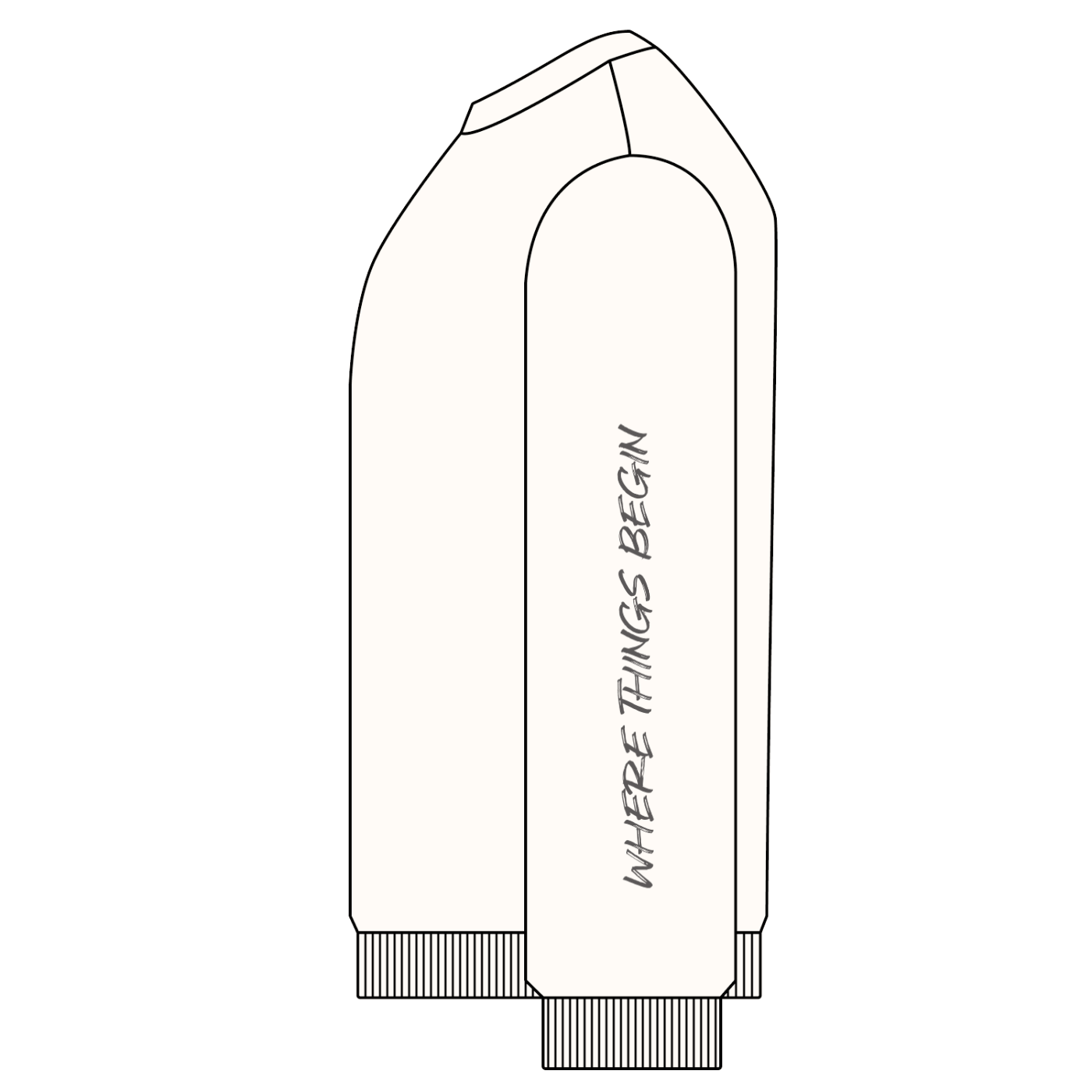 Snow Washed Oversized Sweatshirt