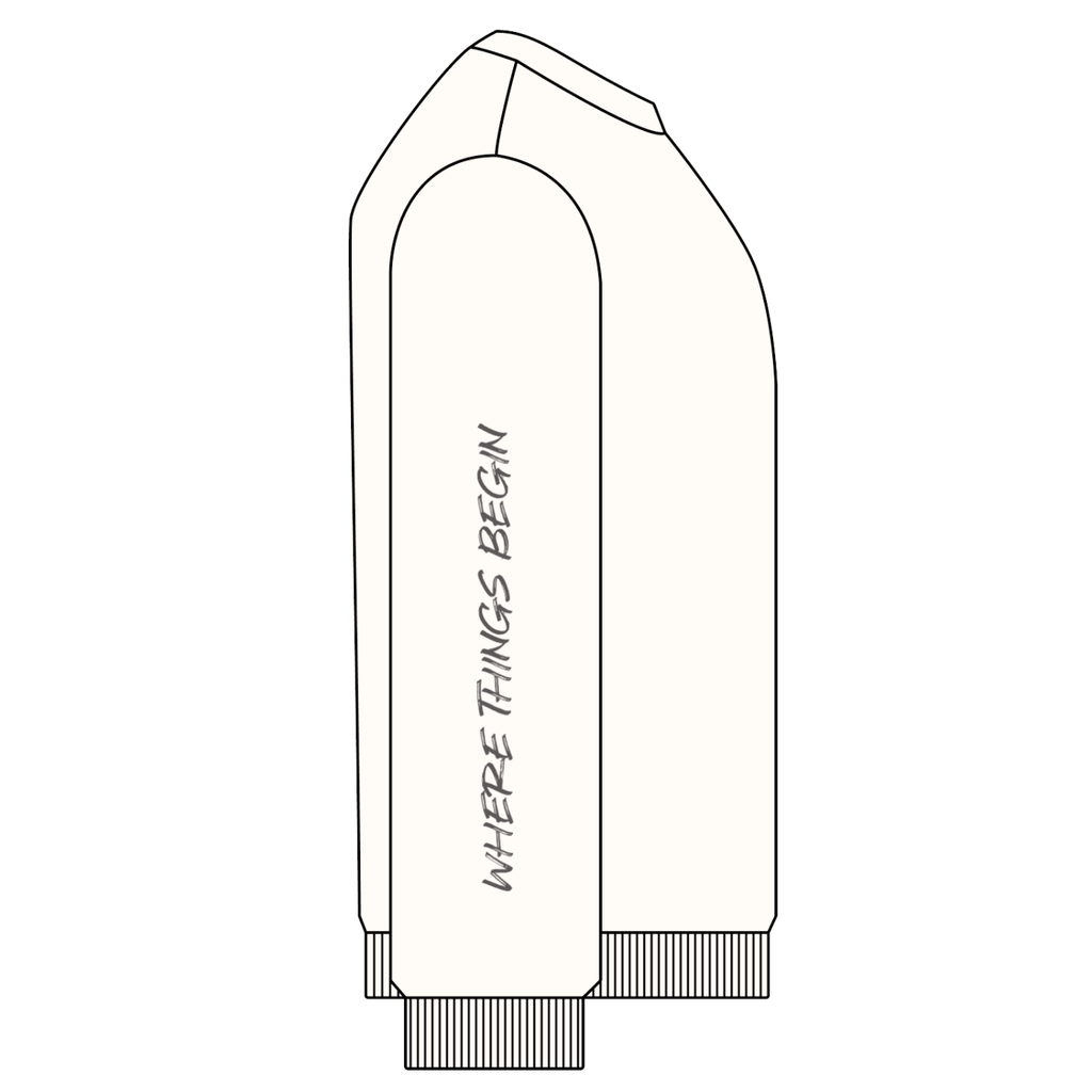 Snow Washed Oversized Sweatshirt