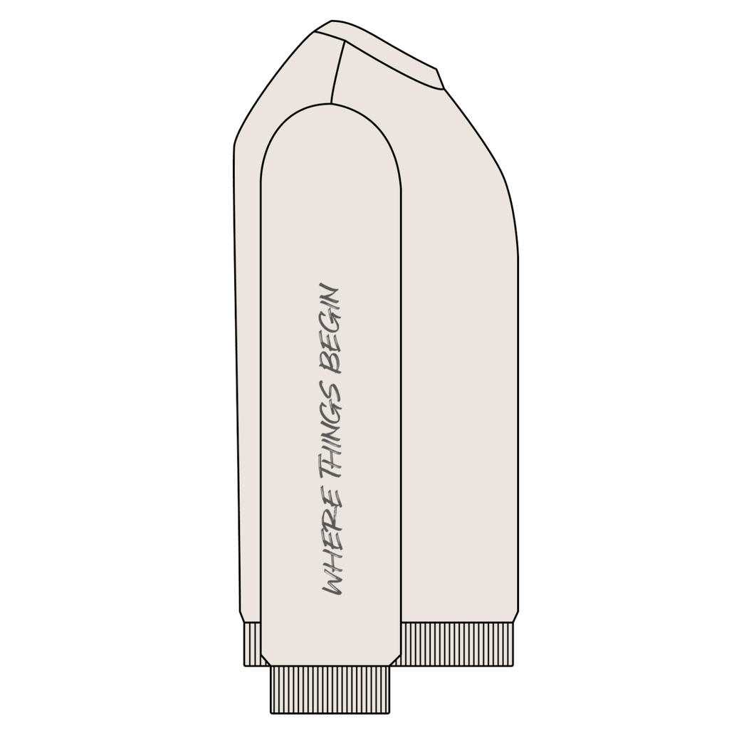 Snow Washed Oversized Sweatshirt