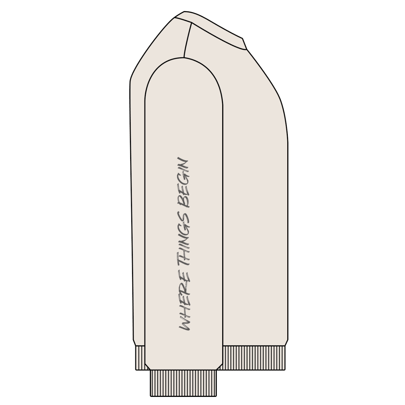 Snow Washed Oversized Sweatshirt