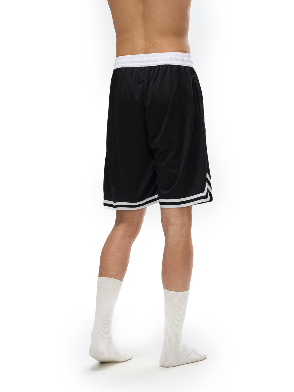 Classic Stripe Trim Basketball Shorts